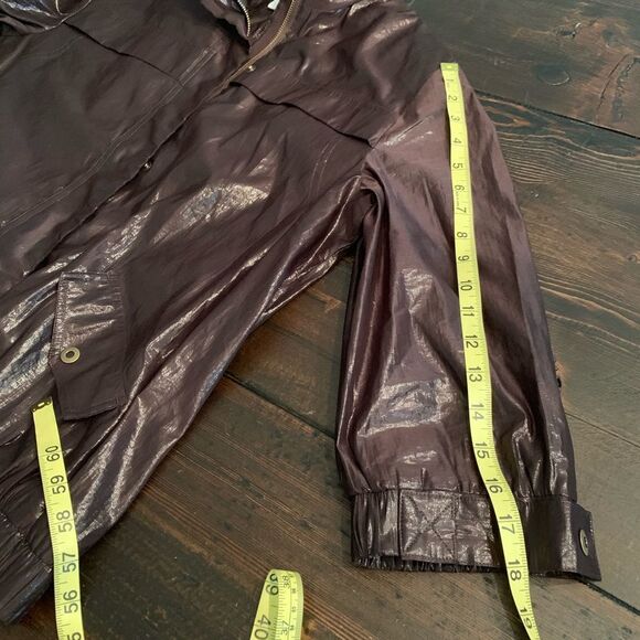 CHICO’S Brown Cropped utility Jacket - Picture 7 of 8